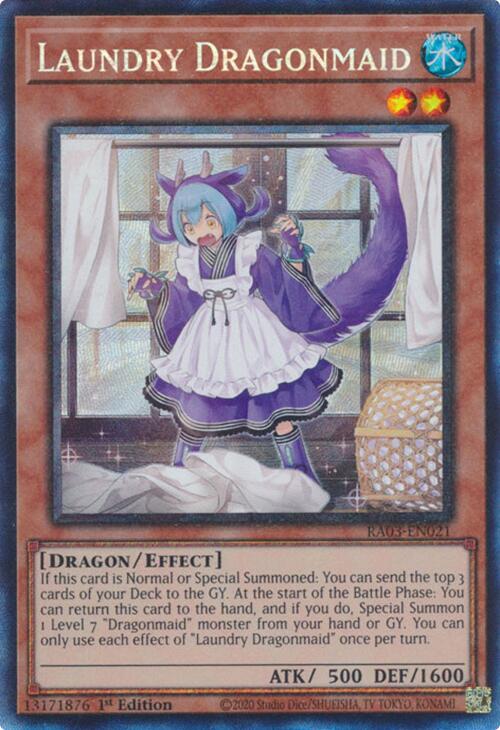 Laundry Dragonmaid (CR) [RA03-EN021] Prismatic Collector's Rare | RetroPlay Games