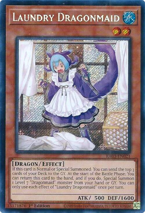 Laundry Dragonmaid (Secret Rare) [RA03-EN021] Secret Rare | RetroPlay Games