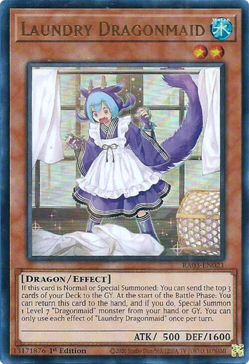 Laundry Dragonmaid (UR) [RA03-EN021] Ultra Rare | RetroPlay Games