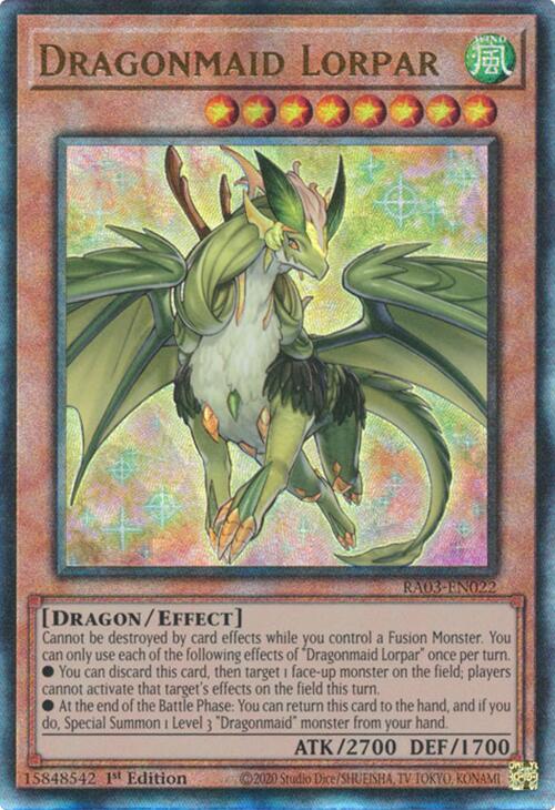 Dragonmaid Lorpar (UTR) [RA03-EN022] Prismatic Ultimate Rare | RetroPlay Games