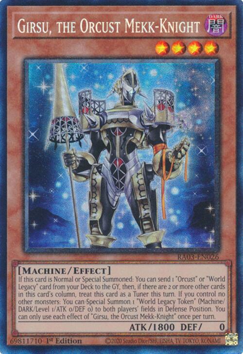Girsu, the Orcust Mekk-Knight (CR) [RA03-EN026] Prismatic Collector's Rare | RetroPlay Games