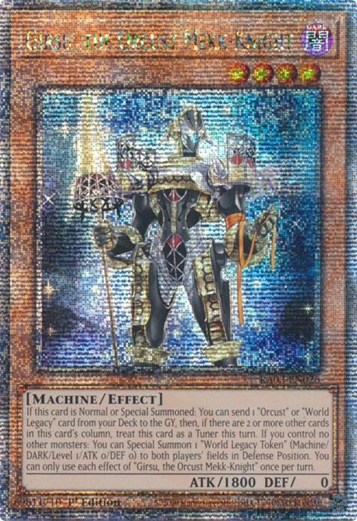 Girsu, the Orcust Mekk-Knight (Quarter Century Secret Rare) [RA03-EN026] Quarter Century Secret Rare | RetroPlay Games