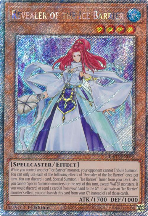 Revealer of the Ice Barrier (Platinum Secret Rare) [RA03-EN028] Platinum Secret Rare | RetroPlay Games