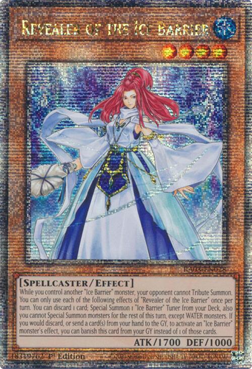 Revealer of the Ice Barrier (Quarter Century Secret Rare) [RA03-EN028] Quarter Century Secret Rare | RetroPlay Games