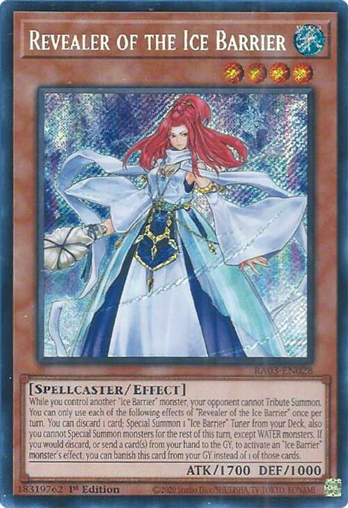 Revealer of the Ice Barrier (Secret Rare) [RA03-EN028] Secret Rare | RetroPlay Games