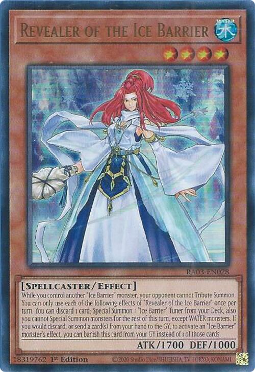 Revealer of the Ice Barrier (UR) [RA03-EN028] Ultra Rare | RetroPlay Games