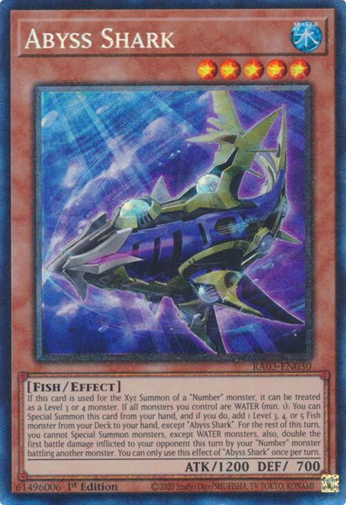 Abyss Shark (CR) [RA03-EN030] Prismatic Collector's Rare | RetroPlay Games