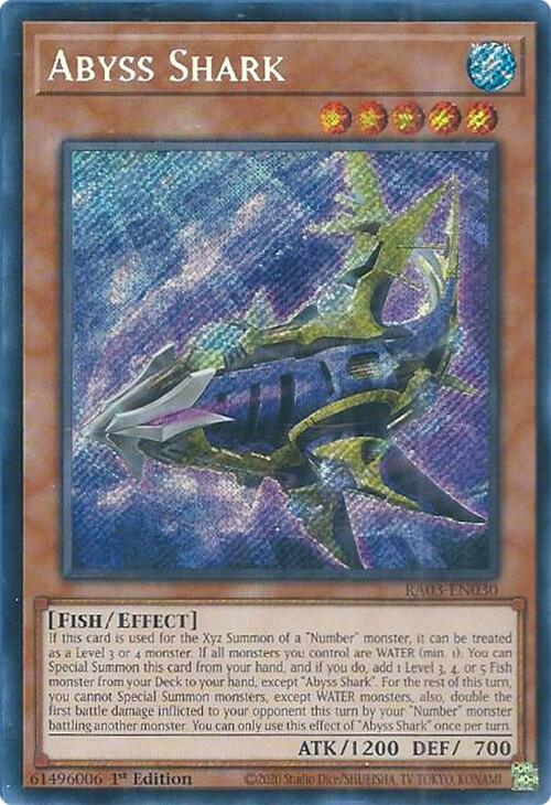 Abyss Shark (Secret Rare) [RA03-EN030] Secret Rare | RetroPlay Games