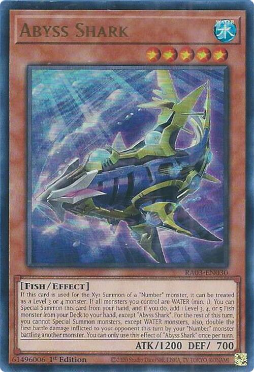 Abyss Shark (UR) [RA03-EN030] Ultra Rare | RetroPlay Games