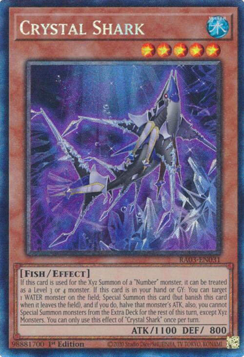 Crystal Shark (CR) [RA03-EN031] Prismatic Collector's Rare | RetroPlay Games