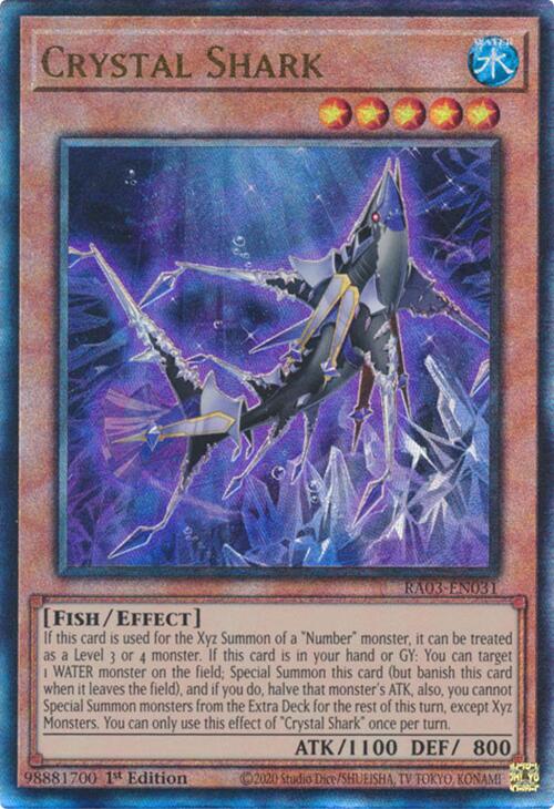 Crystal Shark (UTR) [RA03-EN031] Prismatic Ultimate Rare | RetroPlay Games