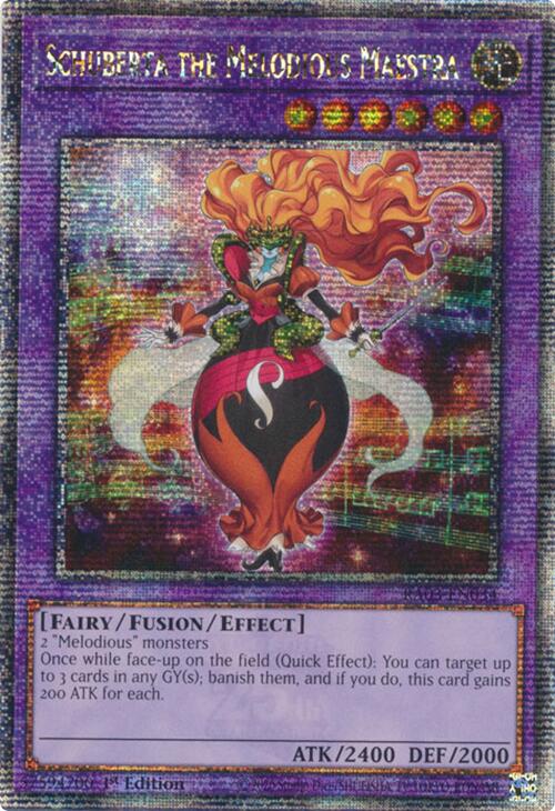 Schuberta the Melodious Maestra (Quarter Century Secret Rare) [RA03-EN034] Quarter Century Secret Rare | RetroPlay Games