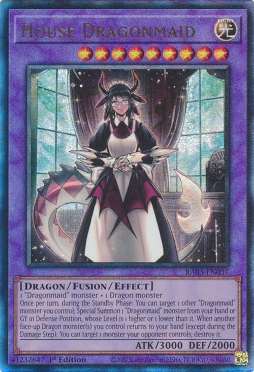 House Dragonmaid (UTR) [RA03-EN037] Prismatic Ultimate Rare | RetroPlay Games