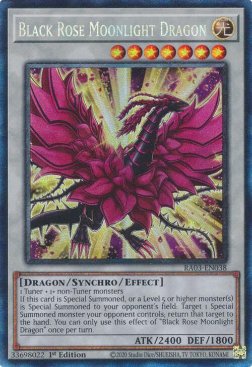 Black Rose Moonlight Dragon (CR) [RA03-EN038] Prismatic Collector's Rare | RetroPlay Games