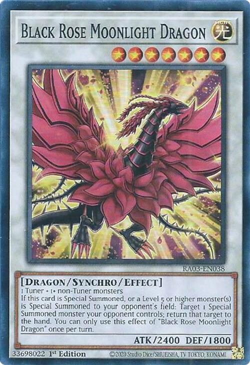 Black Rose Moonlight Dragon [RA03-EN038] Super Rare | RetroPlay Games