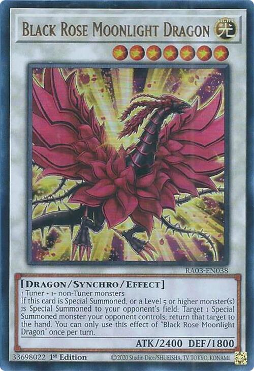 Black Rose Moonlight Dragon (UR) [RA03-EN038] Ultra Rare | RetroPlay Games