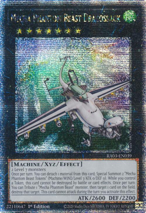 Mecha Phantom Beast Dracossack (Quarter Century Secret Rare) [RA03-EN039] Quarter Century Secret Rare | RetroPlay Games