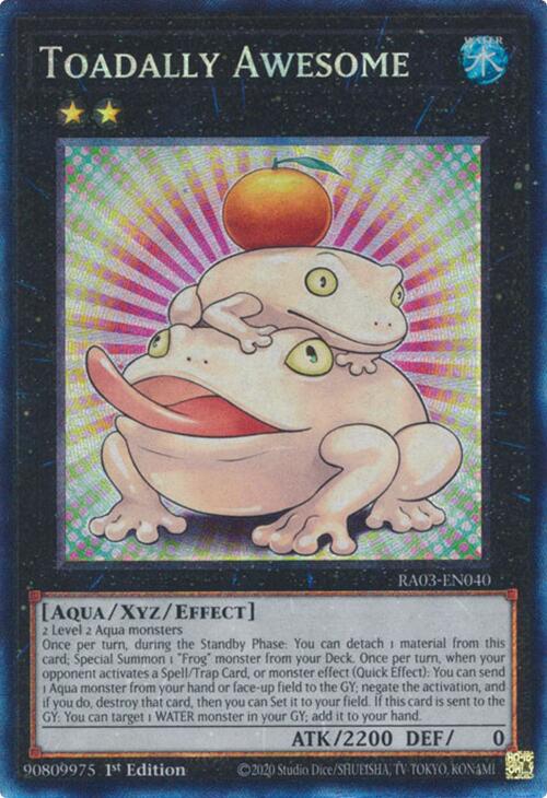 Toadally Awesome (CR) [RA03-EN040] Prismatic Collector's Rare | RetroPlay Games