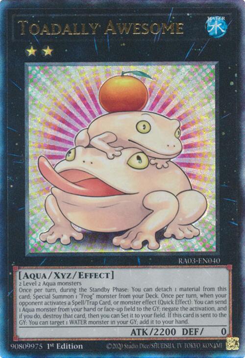 Toadally Awesome (UTR) [RA03-EN040] Prismatic Ultimate Rare | RetroPlay Games