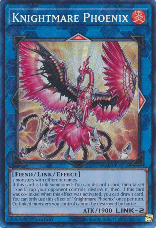 Knightmare Phoenix (CR) [RA03-EN042] Prismatic Collector's Rare | RetroPlay Games