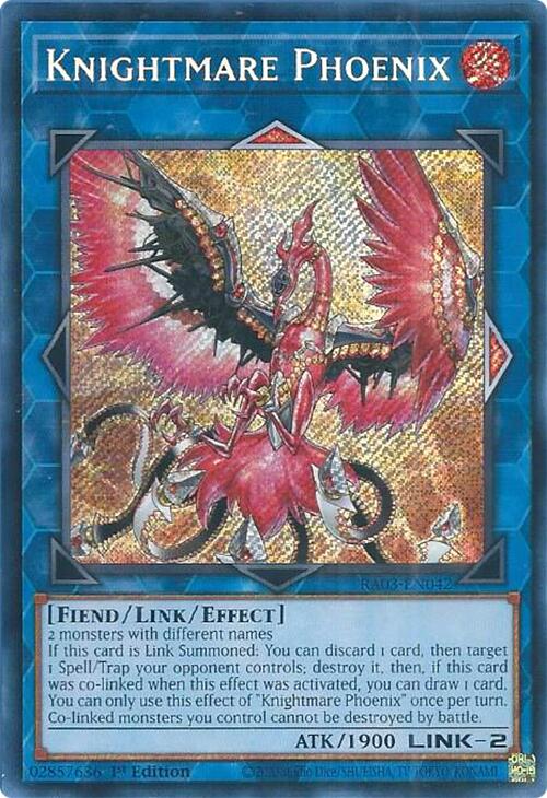 Knightmare Phoenix (Secret Rare) [RA03-EN042] Secret Rare | RetroPlay Games