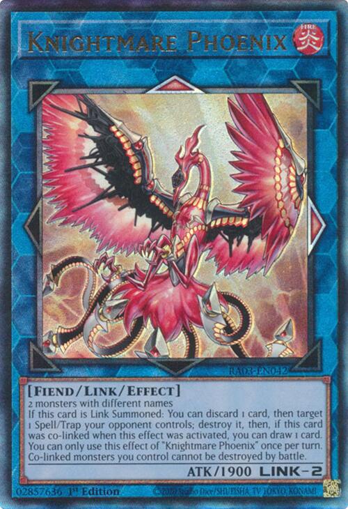 Knightmare Phoenix (UTR) [RA03-EN042] Prismatic Ultimate Rare | RetroPlay Games