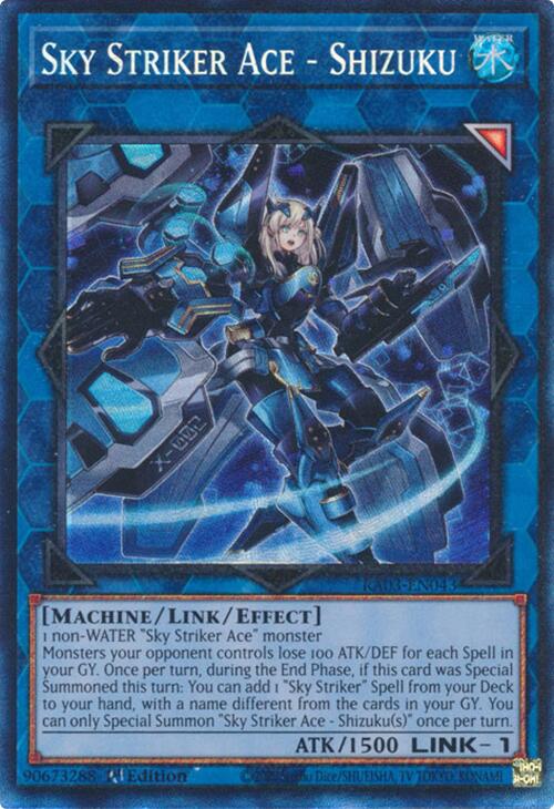 Sky Striker Ace - Shizuku (CR) [RA03-EN043] Prismatic Collector's Rare | RetroPlay Games