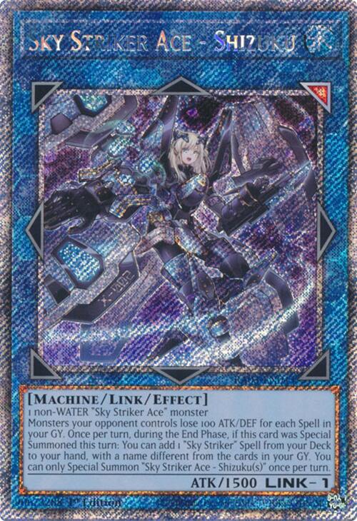 Sky Striker Ace - Shizuku (Platinum Secret Rare) [RA03-EN043] Platinum Secret Rare | RetroPlay Games