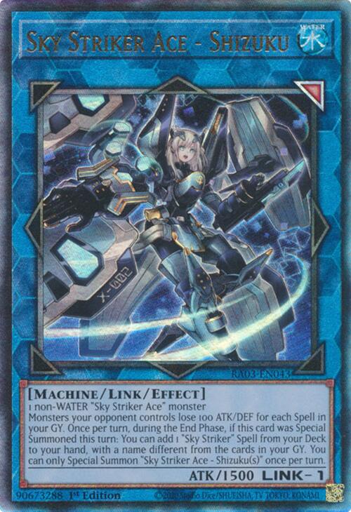 Sky Striker Ace - Shizuku (UTR) [RA03-EN043] Prismatic Ultimate Rare | RetroPlay Games