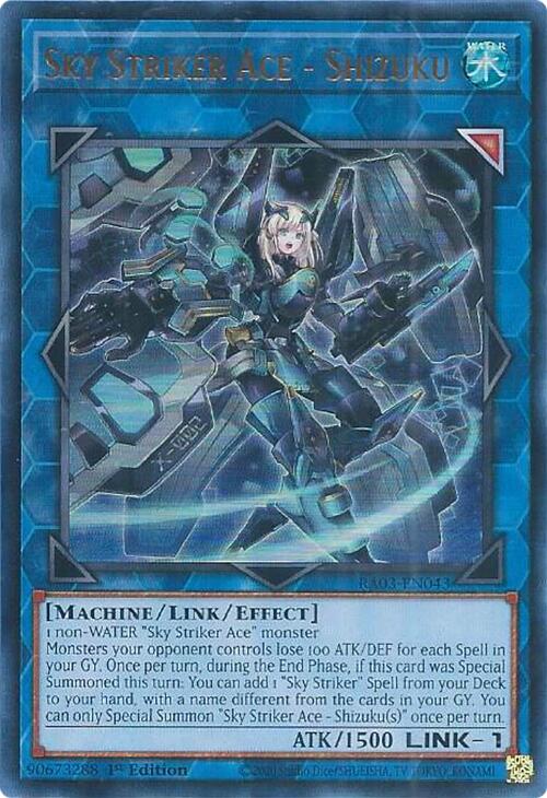 Sky Striker Ace - Shizuku (UR) [RA03-EN043] Ultra Rare | RetroPlay Games