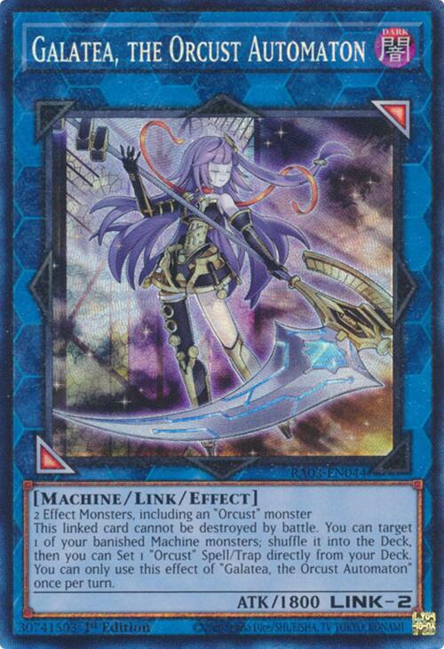 Galatea, the Orcust Automaton (CR) [RA03-EN044] Prismatic Collector's Rare | RetroPlay Games