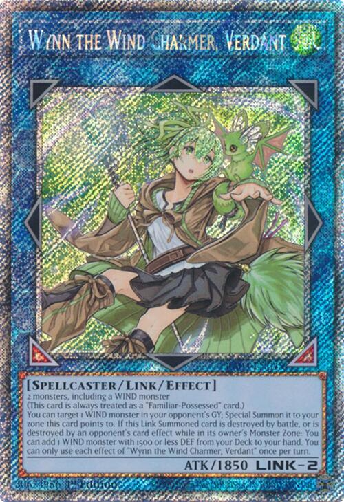 Wynn the Wind Charmer, Verdant (Platinum Secret Rare) [RA03-EN045] Platinum Secret Rare | RetroPlay Games