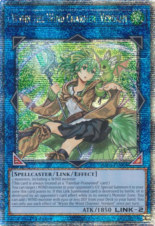 Wynn the Wind Charmer, Verdant (Quarter Century Secret Rare) [RA03-EN045] Quarter Century Secret Rare | RetroPlay Games