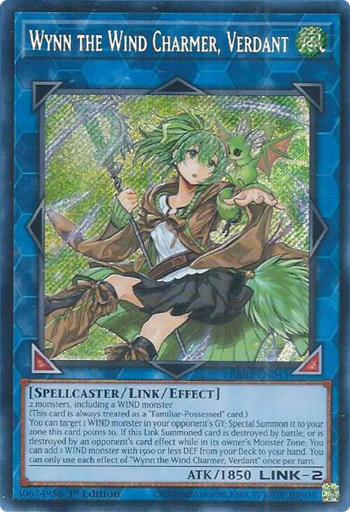 Wynn the Wind Charmer, Verdant (Secret Rare) [RA03-EN045] Secret Rare | RetroPlay Games