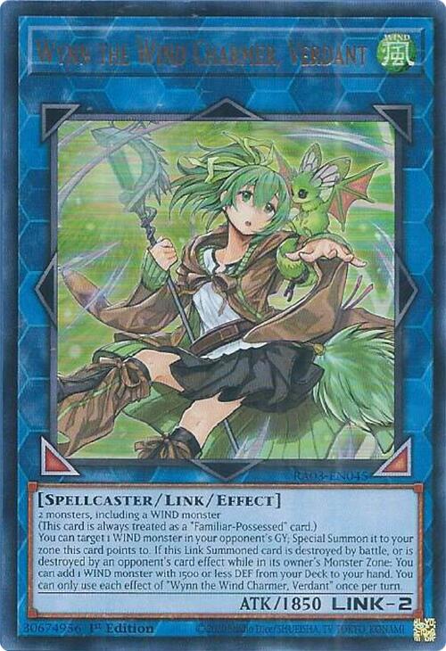 Wynn the Wind Charmer, Verdant (UR) [RA03-EN045] Ultra Rare | RetroPlay Games