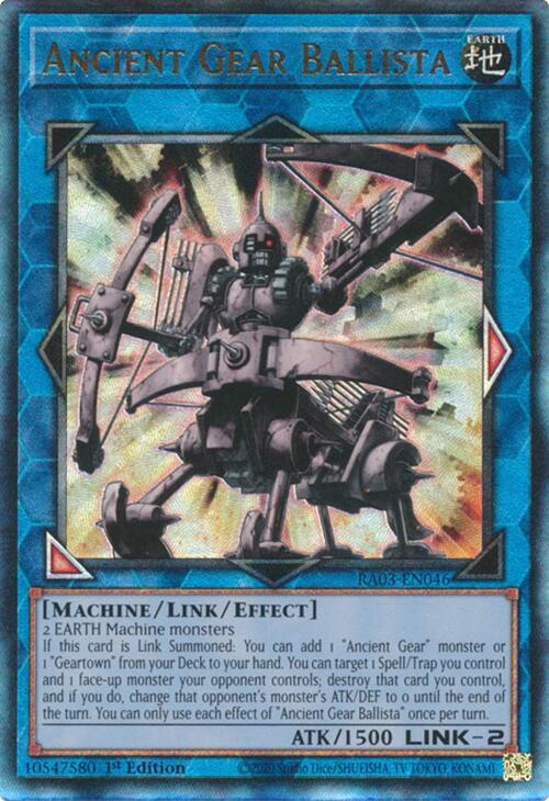 Ancient Gear Ballista (UTR) [RA03-EN046] Prismatic Ultimate Rare | RetroPlay Games