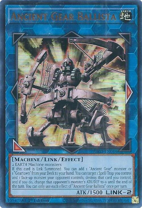 Ancient Gear Ballista (UR) [RA03-EN046] Ultra Rare | RetroPlay Games