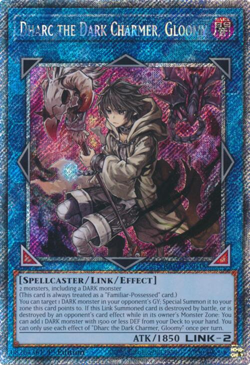 Dharc the Dark Charmer, Gloomy (Platinum Secret Rare) [RA03-EN048] Platinum Secret Rare | RetroPlay Games