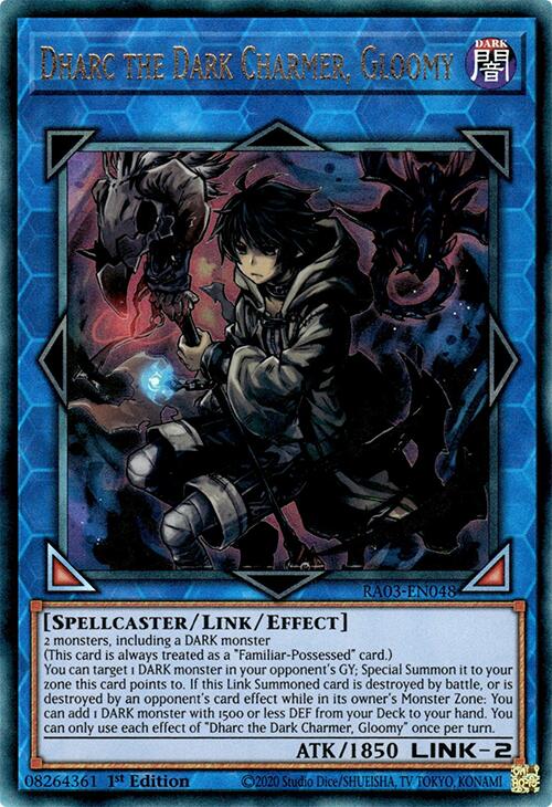 Dharc the Dark Charmer, Gloomy (UTR) [RA03-EN048] Prismatic Ultimate Rare | RetroPlay Games