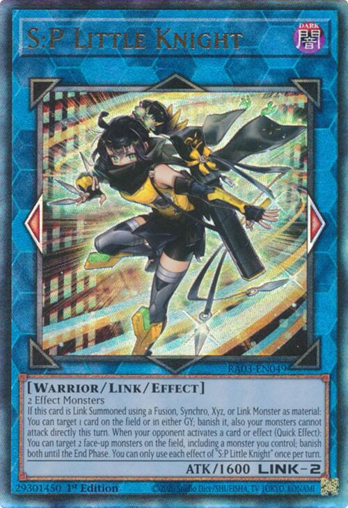 S:P Little Knight (UTR) [RA03-EN049] Prismatic Ultimate Rare | RetroPlay Games