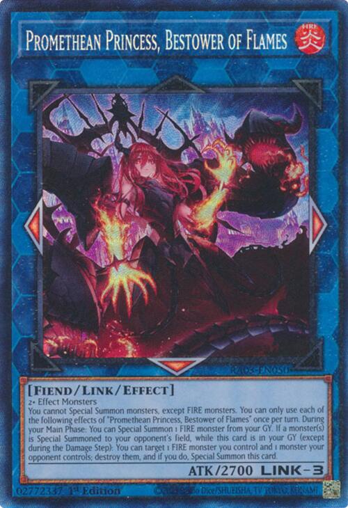 Promethean Princess, Bestower of Flames (CR) [RA03-EN050] Prismatic Collector's Rare | RetroPlay Games