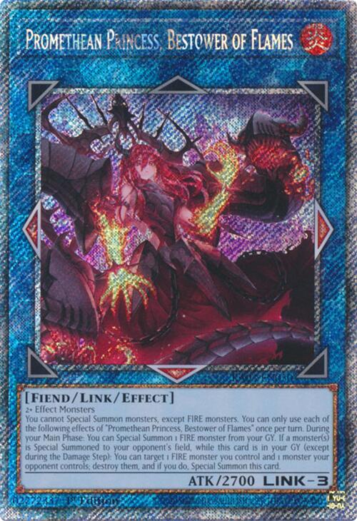 Promethean Princess, Bestower of Flames (Platinum Secret Rare) [RA03-EN050] Platinum Secret Rare | RetroPlay Games