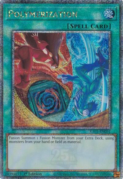 Polymerization (Quarter Century Secret Rare) [RA03-EN051] Quarter Century Secret Rare | RetroPlay Games
