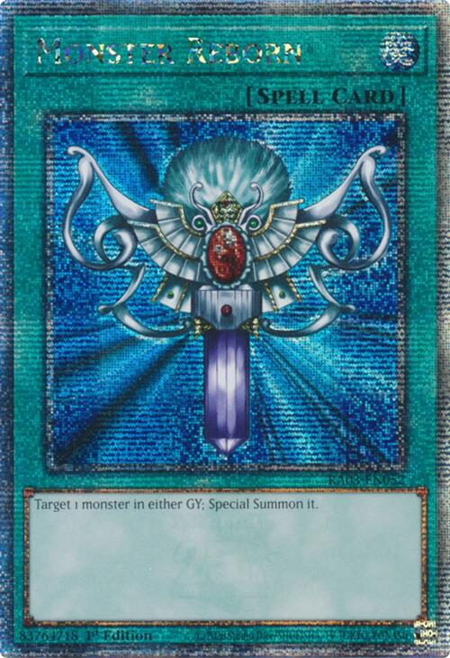 Monster Reborn (Quarter Century Secret Rare) [RA03-EN052] Quarter Century Secret Rare | RetroPlay Games