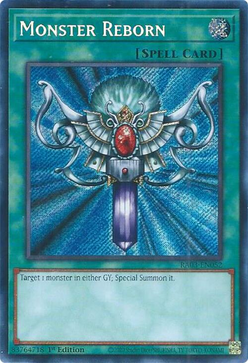 Monster Reborn (Secret Rare) [RA03-EN052] Secret Rare | RetroPlay Games