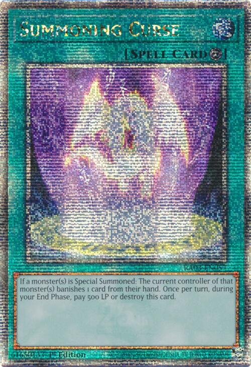 Summoning Curse (Quarter Century Secret Rare) [RA03-EN057] Quarter Century Secret Rare | RetroPlay Games