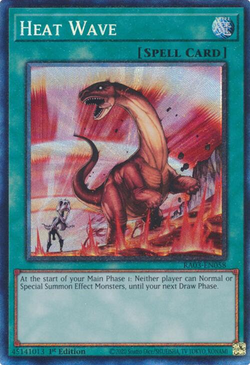 Heat Wave (CR) [RA03-EN058] Prismatic Collector's Rare | RetroPlay Games