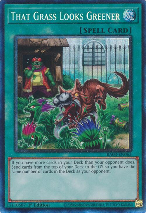 That Grass Looks Greener (CR) [RA03-EN063] Prismatic Collector's Rare | RetroPlay Games