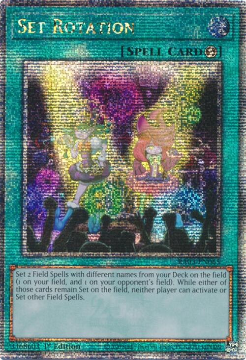 Set Rotation (Quarter Century Secret Rare) [RA03-EN065] Quarter Century Secret Rare | RetroPlay Games