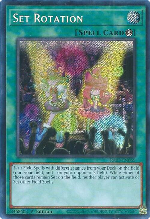 Set Rotation (Secret Rare) [RA03-EN065] Secret Rare | RetroPlay Games